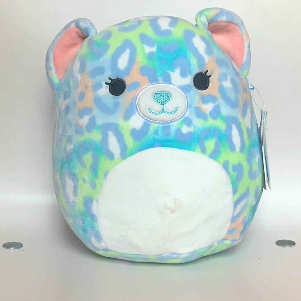 Lindsay Multicolored Leopard Squishmallow 8"